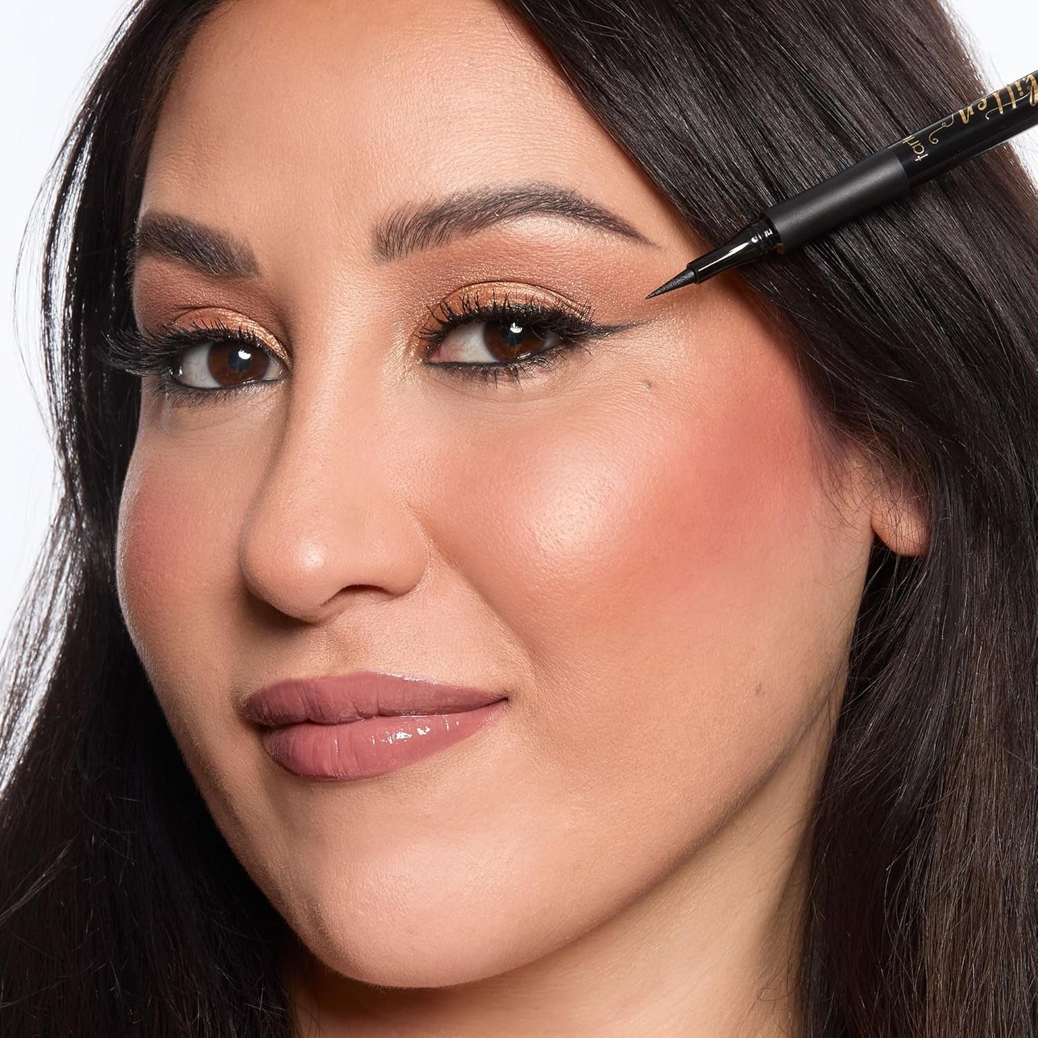 Tarte Sex Kitten Liquid Liner – Liquid Eyeliner Pen with Castor Oil for Bold, Nourished Lashes, Waterproof, All-Day Wear, Easy to Apply, Vegan & Cruelty-Free, Full Size, Black