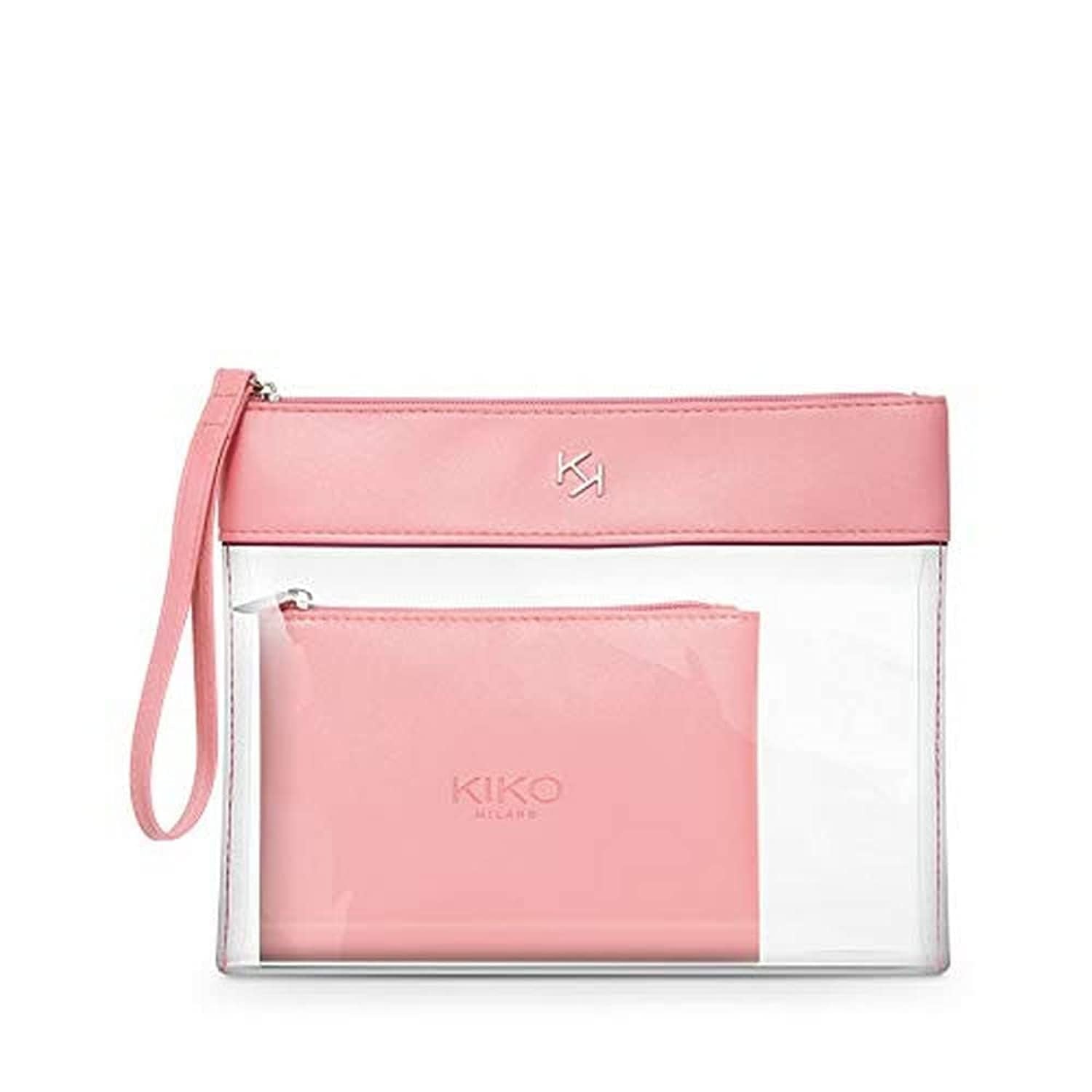 KIKO Milano Transparent Beauty Case | Clear Beauty Case with Inner Pouch