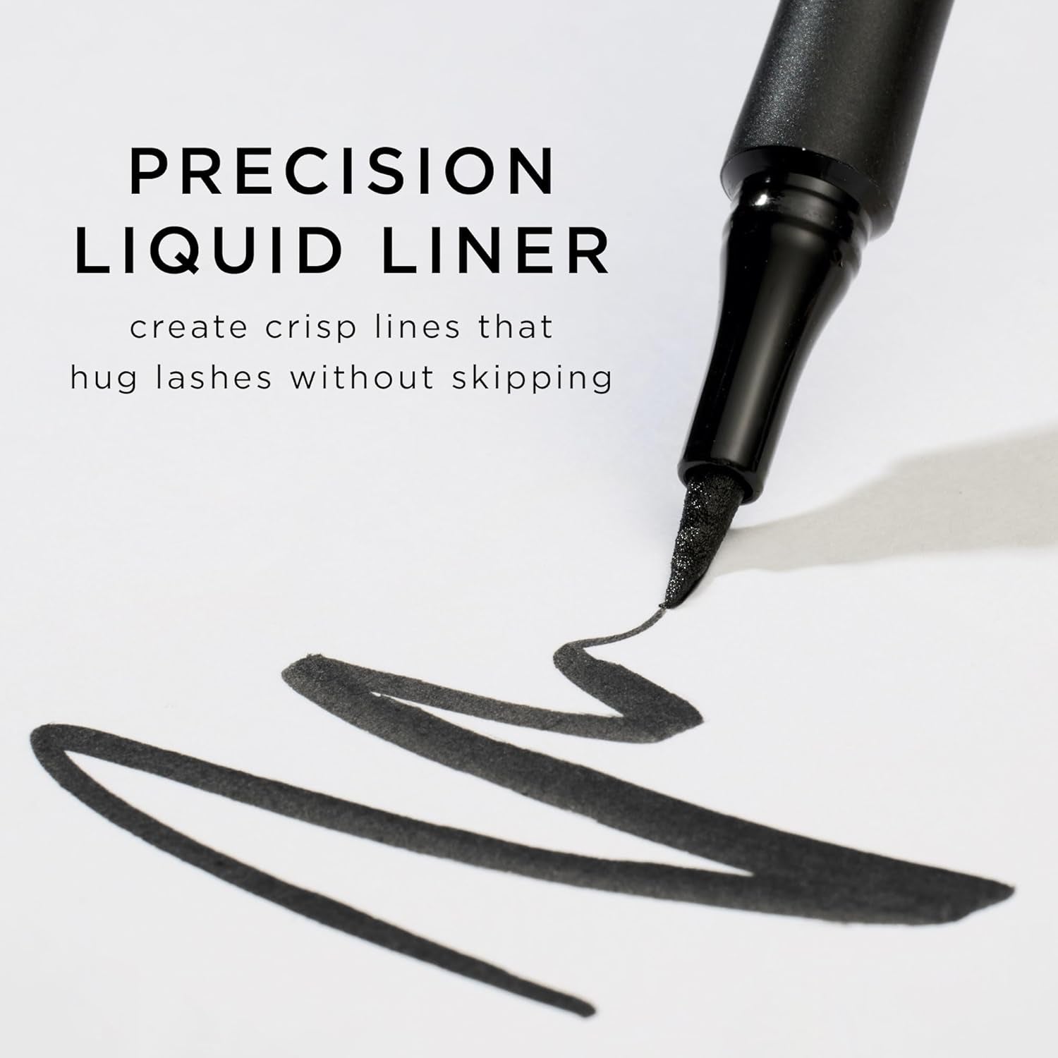 Tarte Sex Kitten Liquid Liner – Liquid Eyeliner Pen with Castor Oil for Bold, Nourished Lashes, Waterproof, All-Day Wear, Easy to Apply, Vegan & Cruelty-Free, Full Size, Black