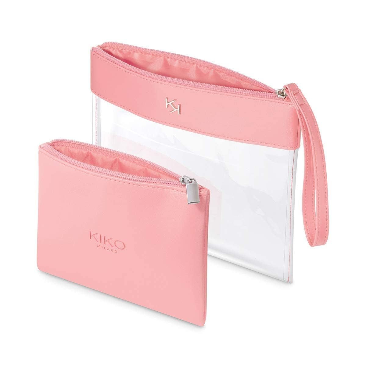 KIKO Milano Transparent Beauty Case | Clear Beauty Case with Inner Pouch