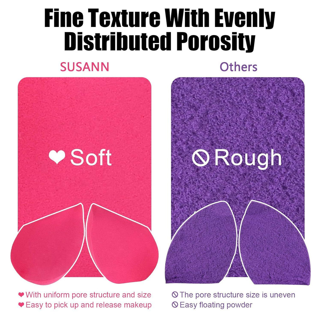 Sponge Blender Beauty Sponge Set 12Pcs and Beauty Foundation Sponge