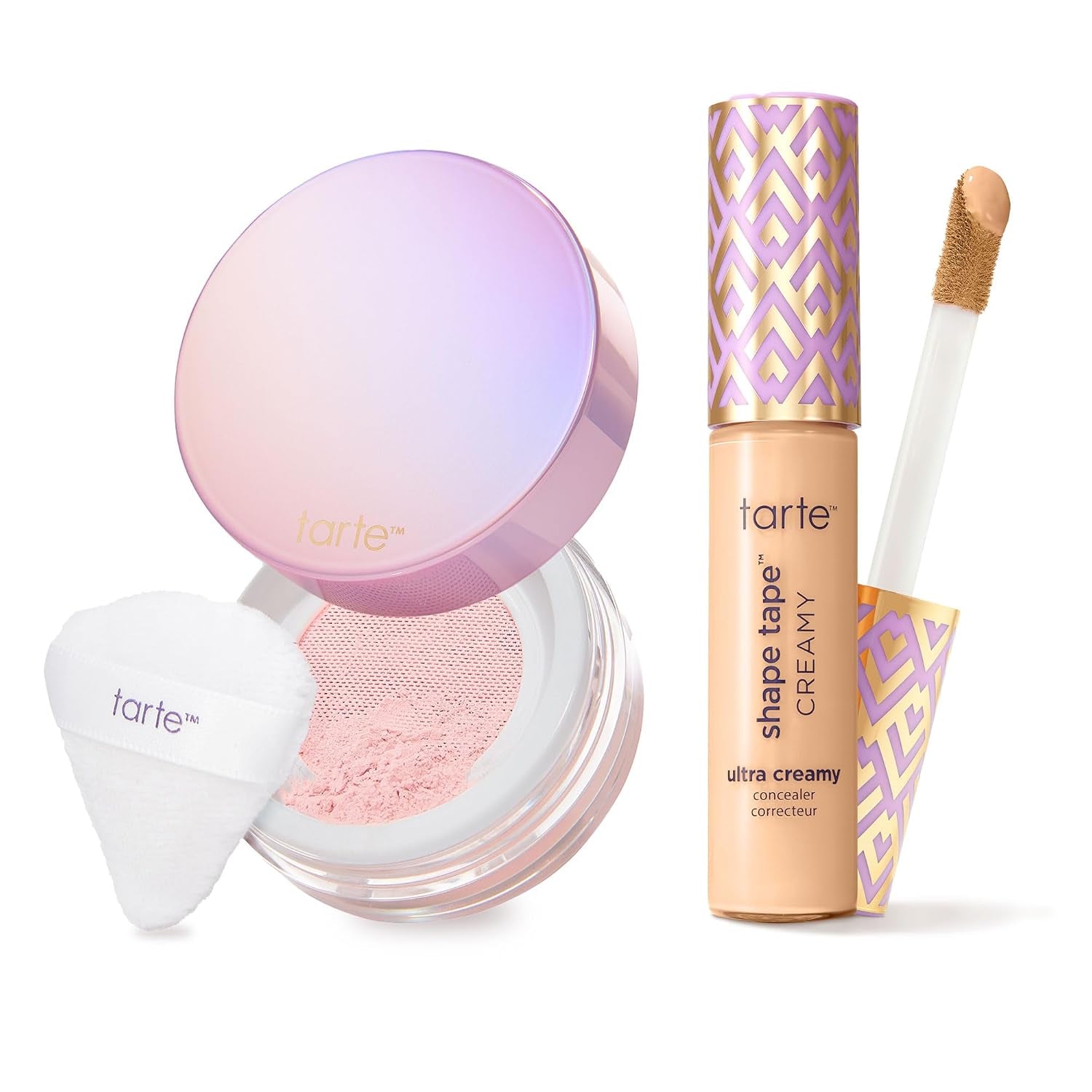 Tarte Shape Tape Creamy Concealer and Creaseless Setting Powder